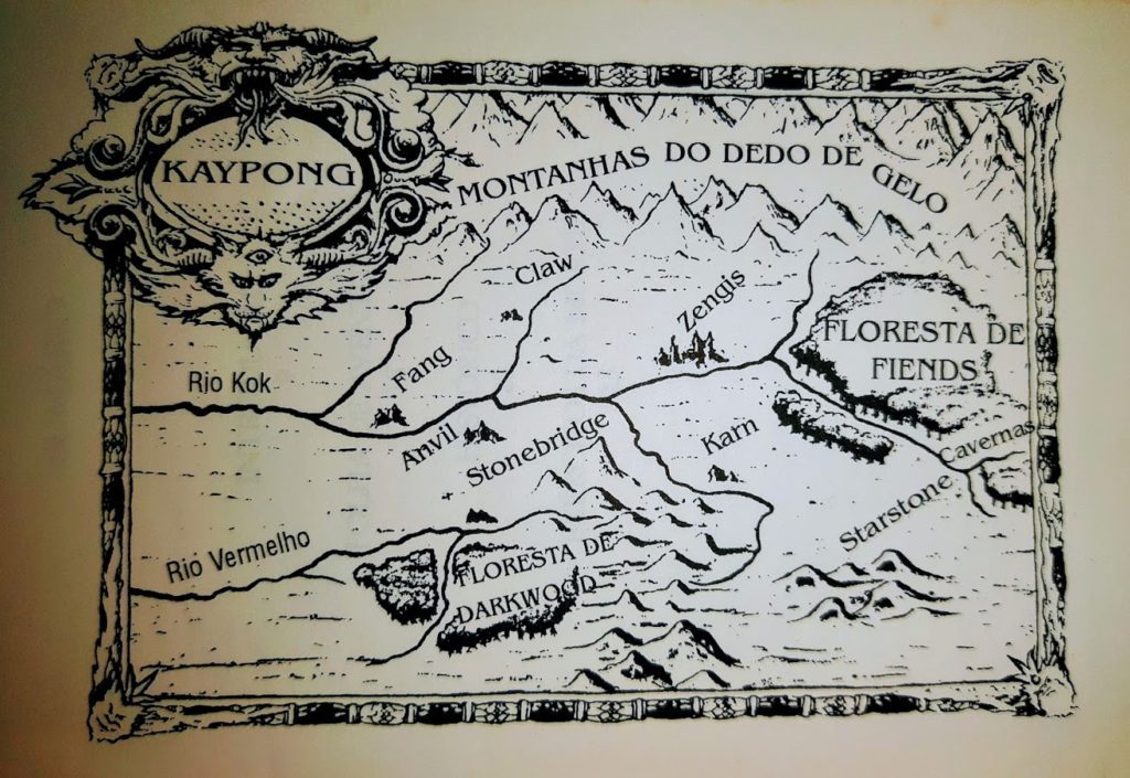 Aventuras Fantásticas #26 - Exércitos da Morte - Mapa